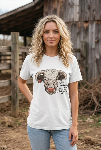 CC DTF MAMA AINT TEE - WHITE