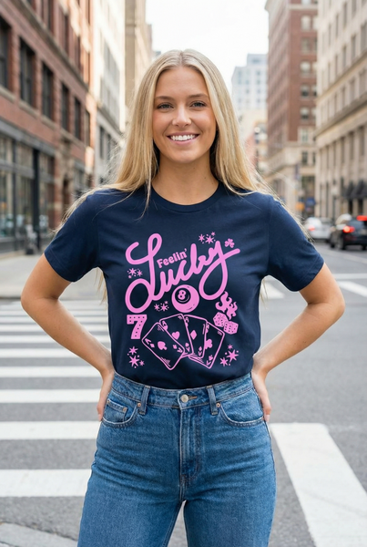 BC DTF FEELIN LUCKY  - BLACK