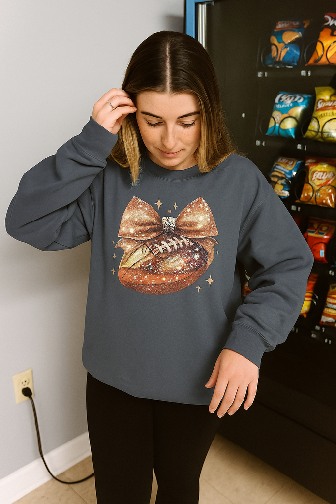 GILDAN SS DTF BOW FB - CHARCOAL