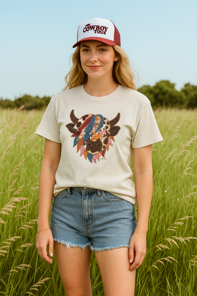 BC DTF FABRIC COW - CREAM