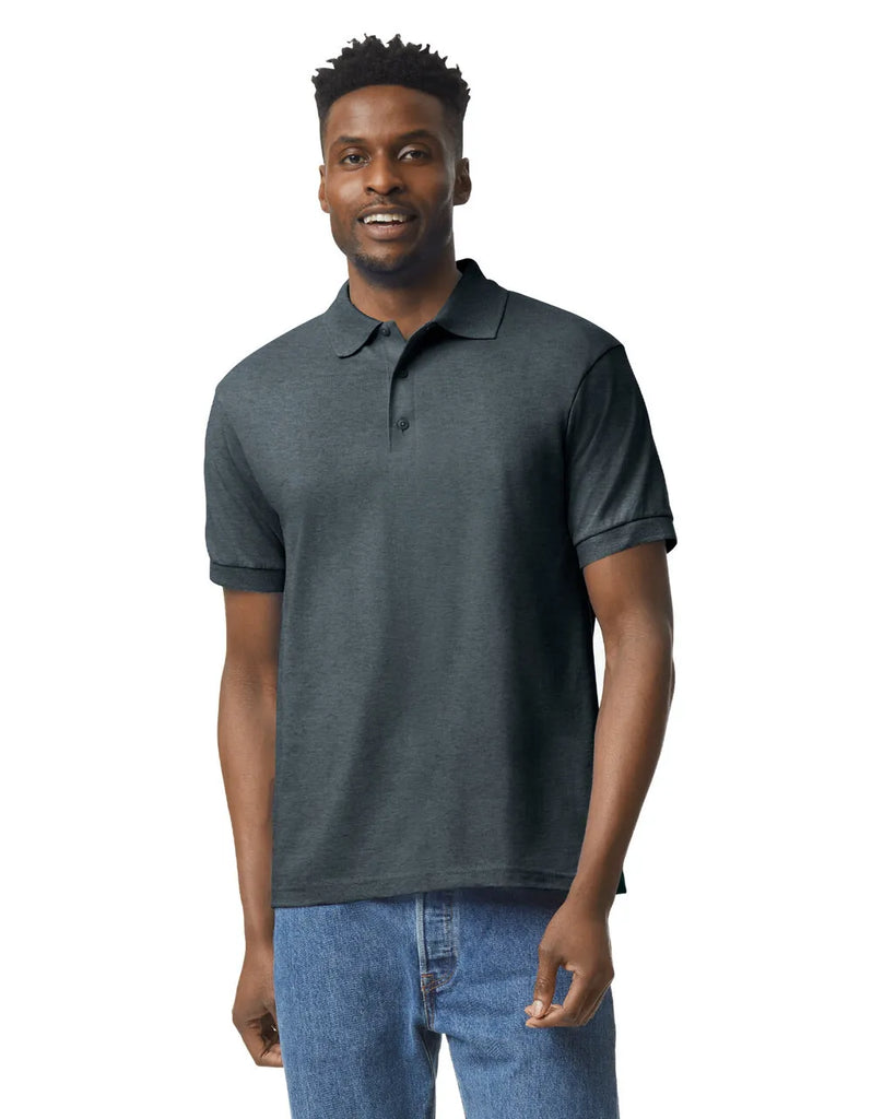 Gildan 8800 Polo T-Shirt - Dark Heather