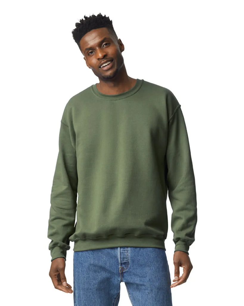 GILDAN SWEATSHIRT - MILITARY GREEN