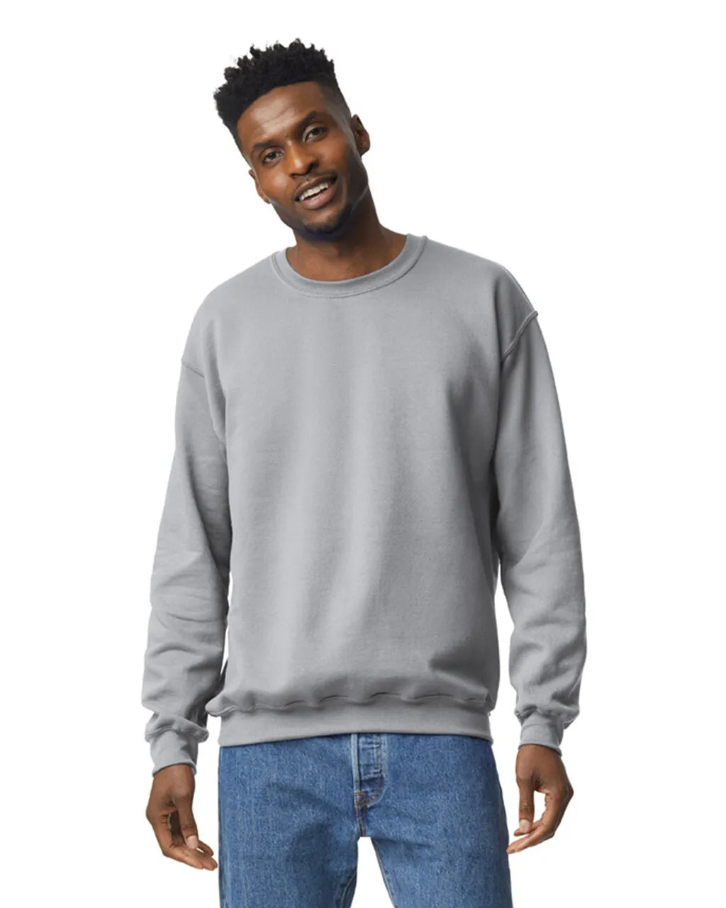 GILDAN SWEATSHIRT SPORTS GREY