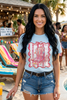 CC DTF SHELL BOOTS TEE  - CHAMBRAY