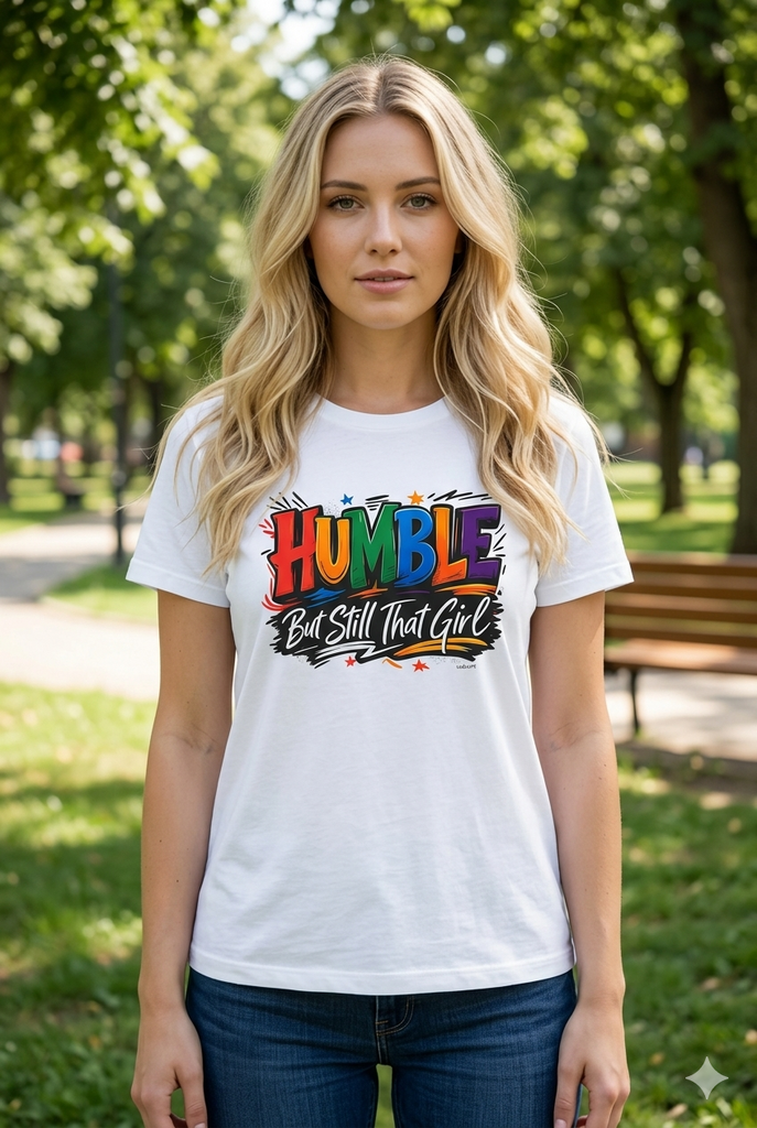 BC DTF HUMBLE TEE - WHITE