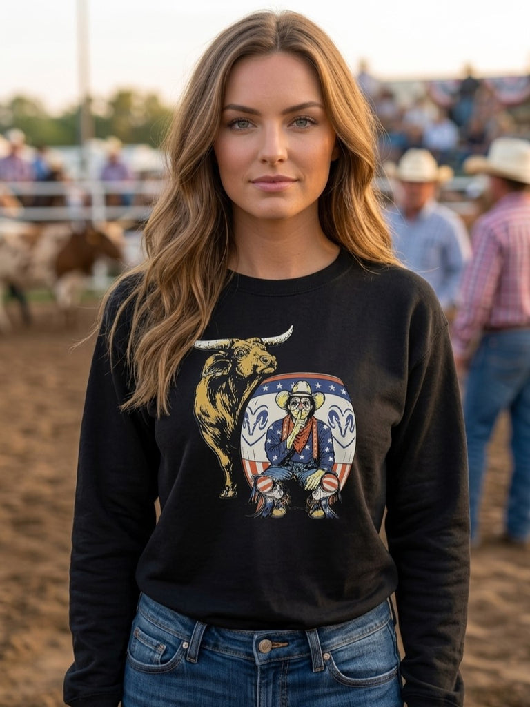 GILDIAN DTF DTF RODEO CLOWN TEE - BLACK
