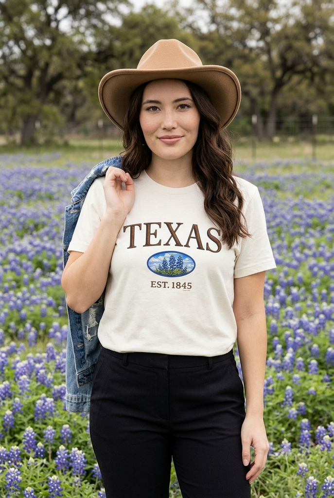 BC DTF TEXAS TEE - CREAM