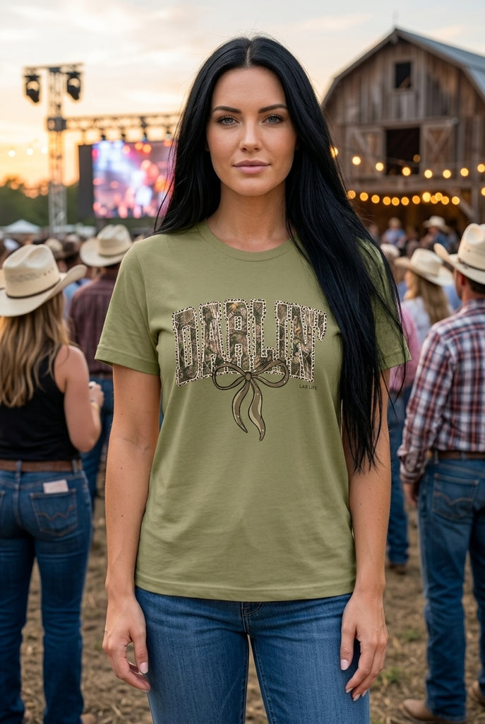 BC DTF DARLIN TEE - OLIVE