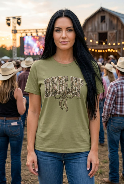 BC DTF DARLIN TEE - OLIVE