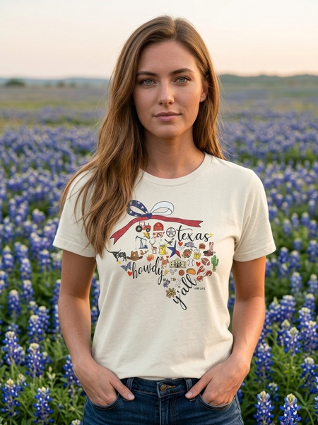 CC DTF TEXAS TEE - IVORY