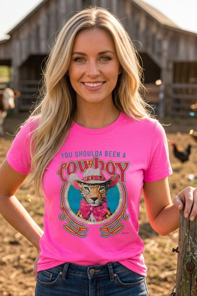 CC DTF SHOULD'VE BEEN TEE - NEON PINK