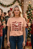 CC DTF POLKA DOT SANTA - PEACH