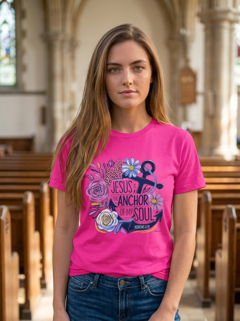 GILDIAN DTF JESUS ACHOR -NEON PINK