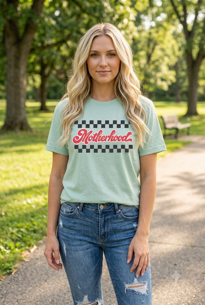 BC DTF MOTHERHOOD TEE - SAGE