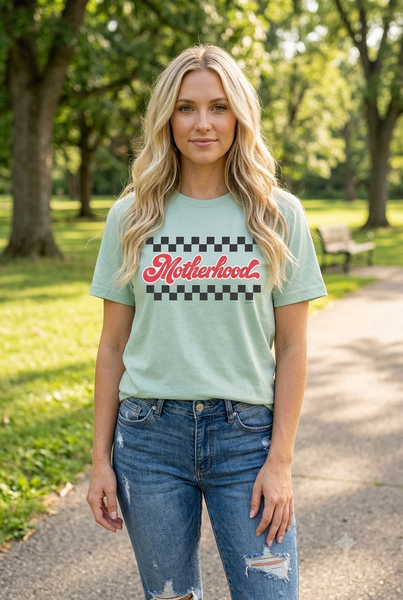 BC DTF MOTHERHOOD TEE - SAGE