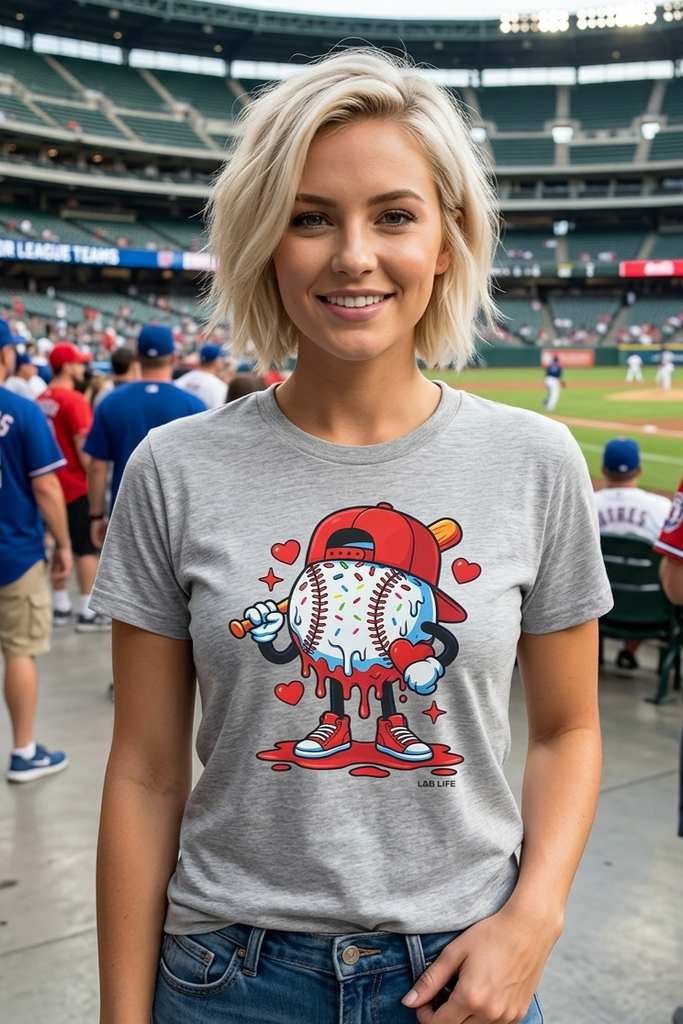 GILDIAN DTF BASEBALL HAT TEE - SPORT GREY