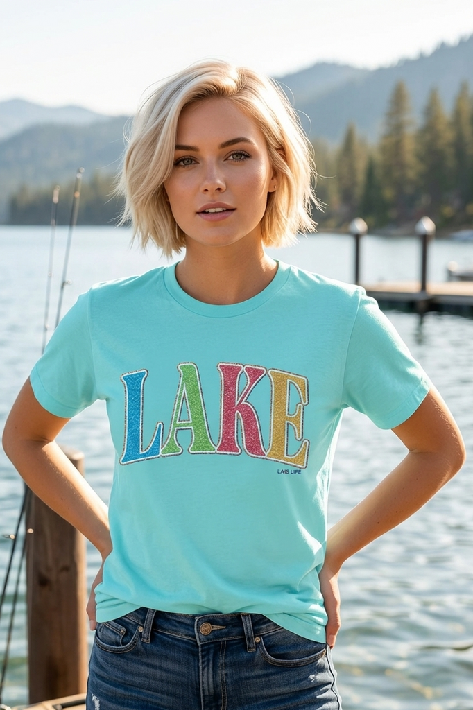 CC LAKE TEE - LAGGON BLUE