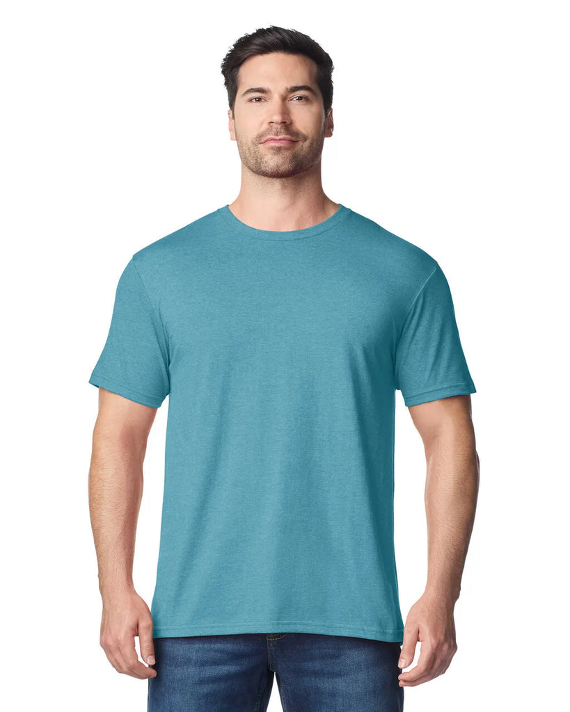 Gildan 64000 Softstyle Short Sleeve - Heather Galapagos Blue