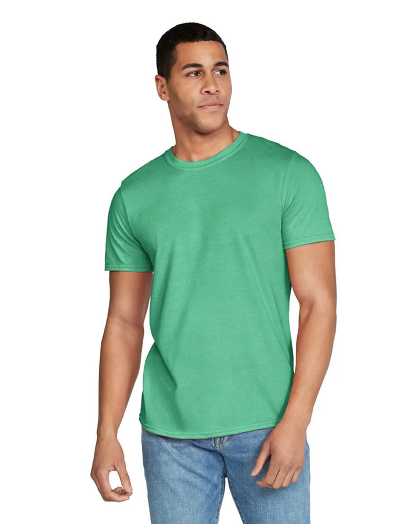 Gildan 64000 Softstyle Short Sleeve - Heather Irish Green