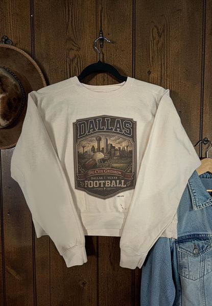 GILDIAN SS DTF DALLAS TEE - SAND
