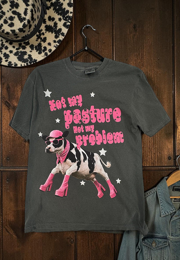CC DTF NOT MY PROBLEM TEE - PEPPER