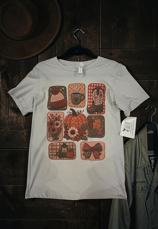 BC DTF FALL PICS TEE - SILVER