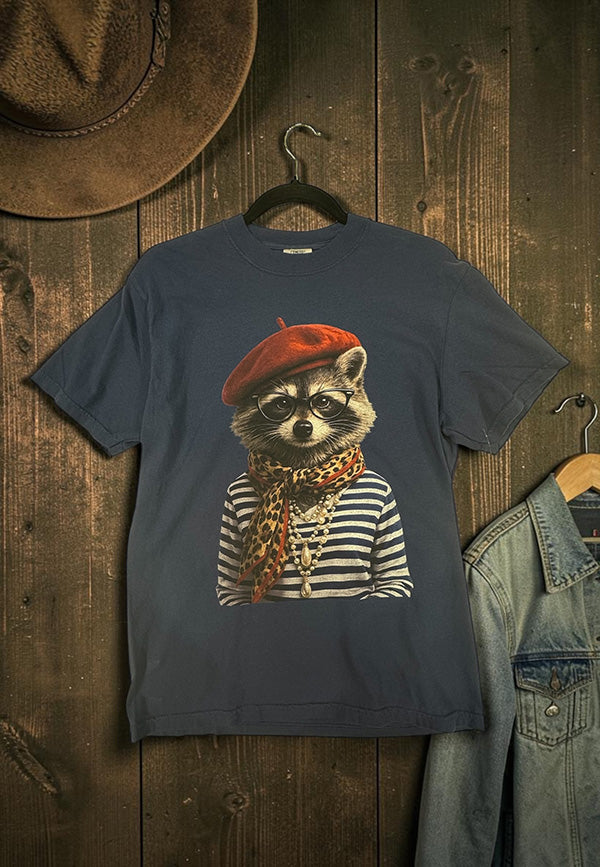 CC DTF RED HAT RACCON TEE