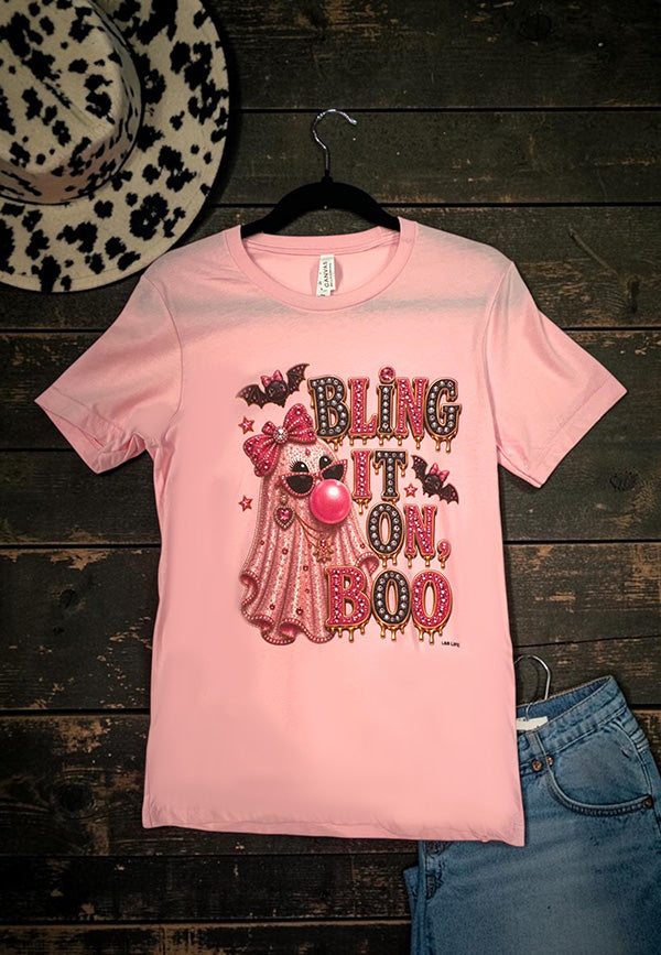 BC DTF BLING IT ON BOO - PINK
