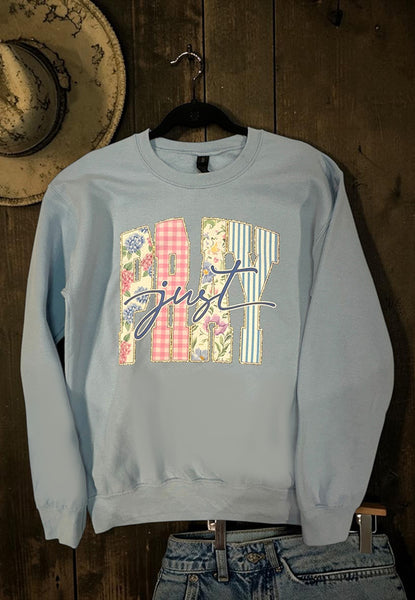 GILIDAN DTF UST PRAY TEE - LIGHT BLUE