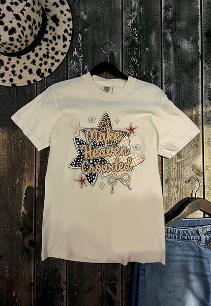 CC DTF MAKE HEAVEN CROWDED TEE - IVORY