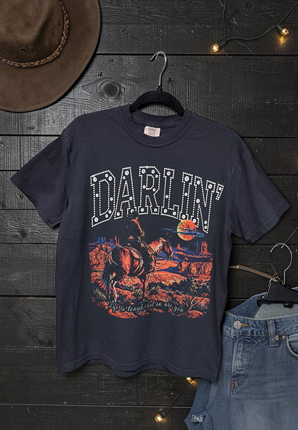 CC DTF DARLIN TEE - BLACK