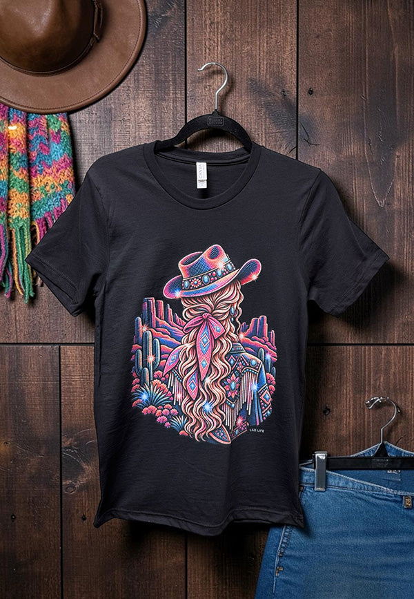 BC DTF NEON TEE - BLACK