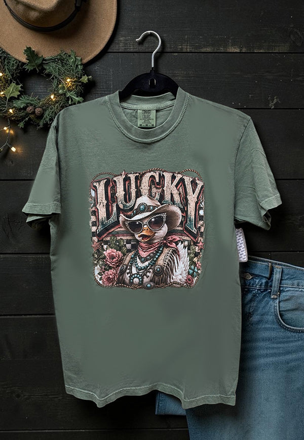 CC DTF LUCKY DUCK TEE - HEMP