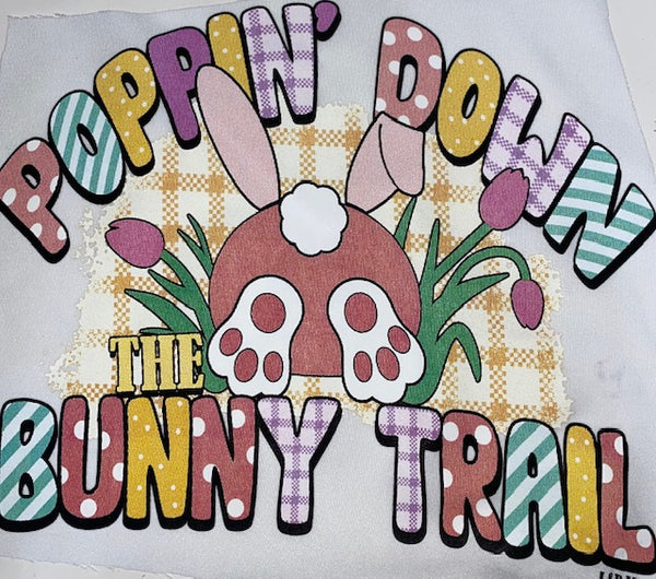 POPPIN DOWN THE BUNNY TRAIL