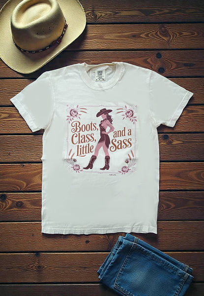 CC DTF COWGIRLBOOTS TEE - IVORY