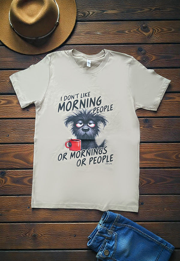 BC DTF MORNING PEOPLE TEE - TAN