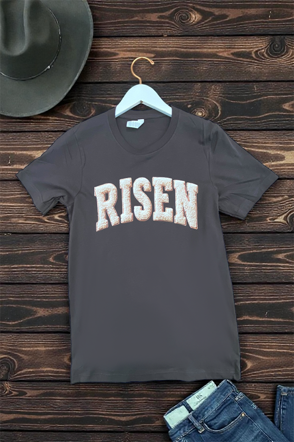 BC DTF RISEN TEE - BROWN