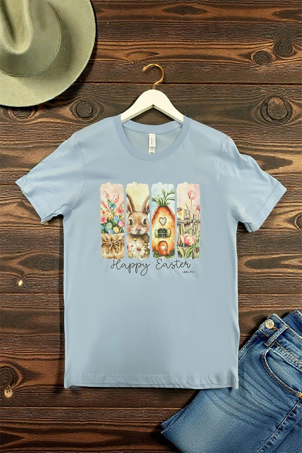 BC DTF HAPPY EASTER - LIGHT BLUIE