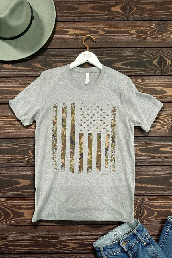 BC DTF CAMO FLAG - LIGHT GREY