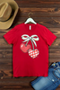 BC DTF CHECKER CHERRIES TEE  - RED