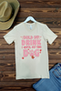 BC DTF HOLD MY DRINK TEE  - SOFT CREAM