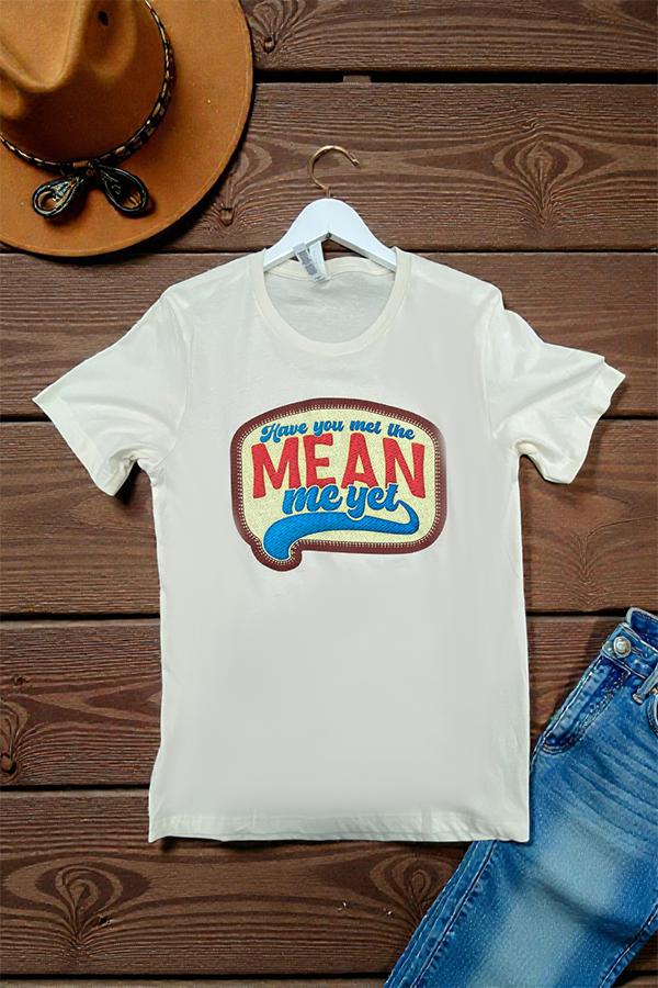 BC DTF HAVE YOU MEET TEE - CREAM