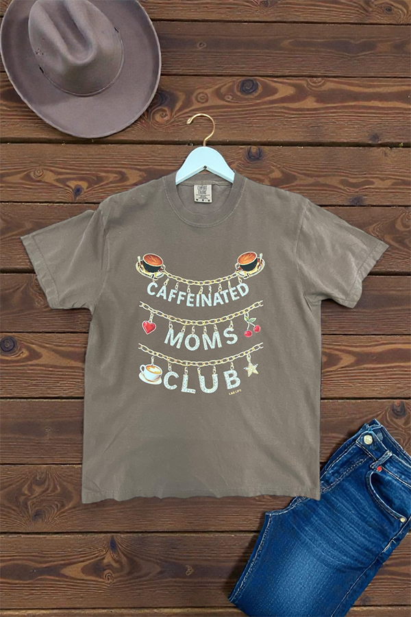 CC DTF CAFF MOMS CLUB - ESPRESSO