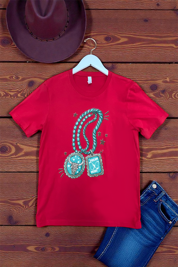 BC DTF DREAM MORE TEE - RED