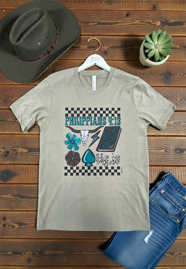 BC DTF PHILLIPPIANS TEE - STONE
