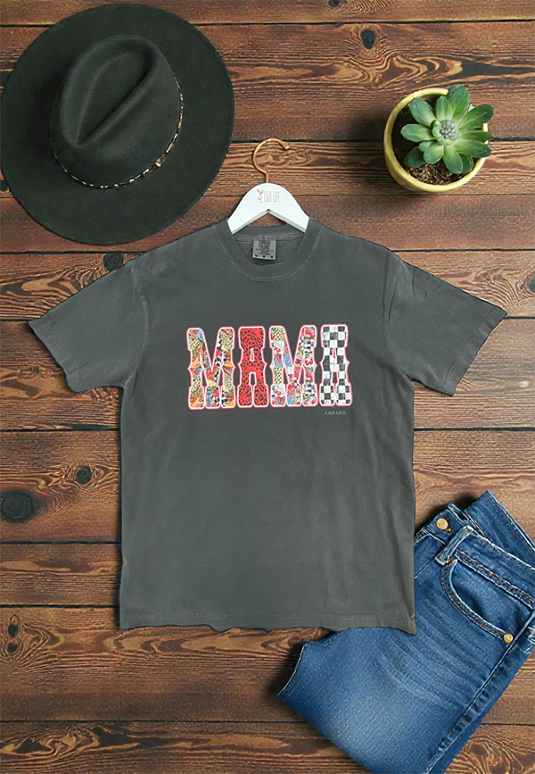 CC DTF MAMA CHERRY TEE - PEPPER