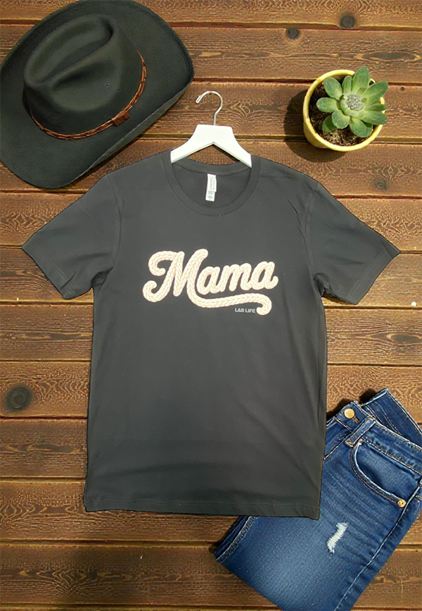 BC DTF MAMA ROPE TEE - ASHALT