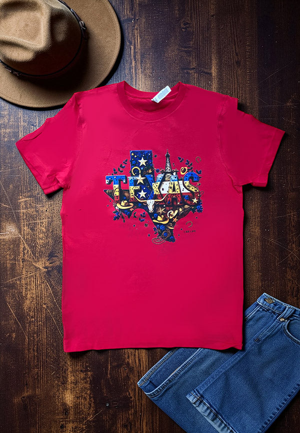 BC DTF TX TEE - RED
