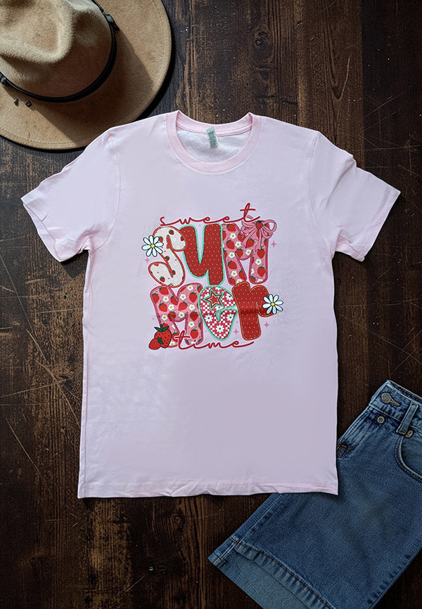 BC DTF SWEET SUMMER TEE - PINK