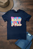 BC DTF BASEBALL ICECREAM TEE - BLACK